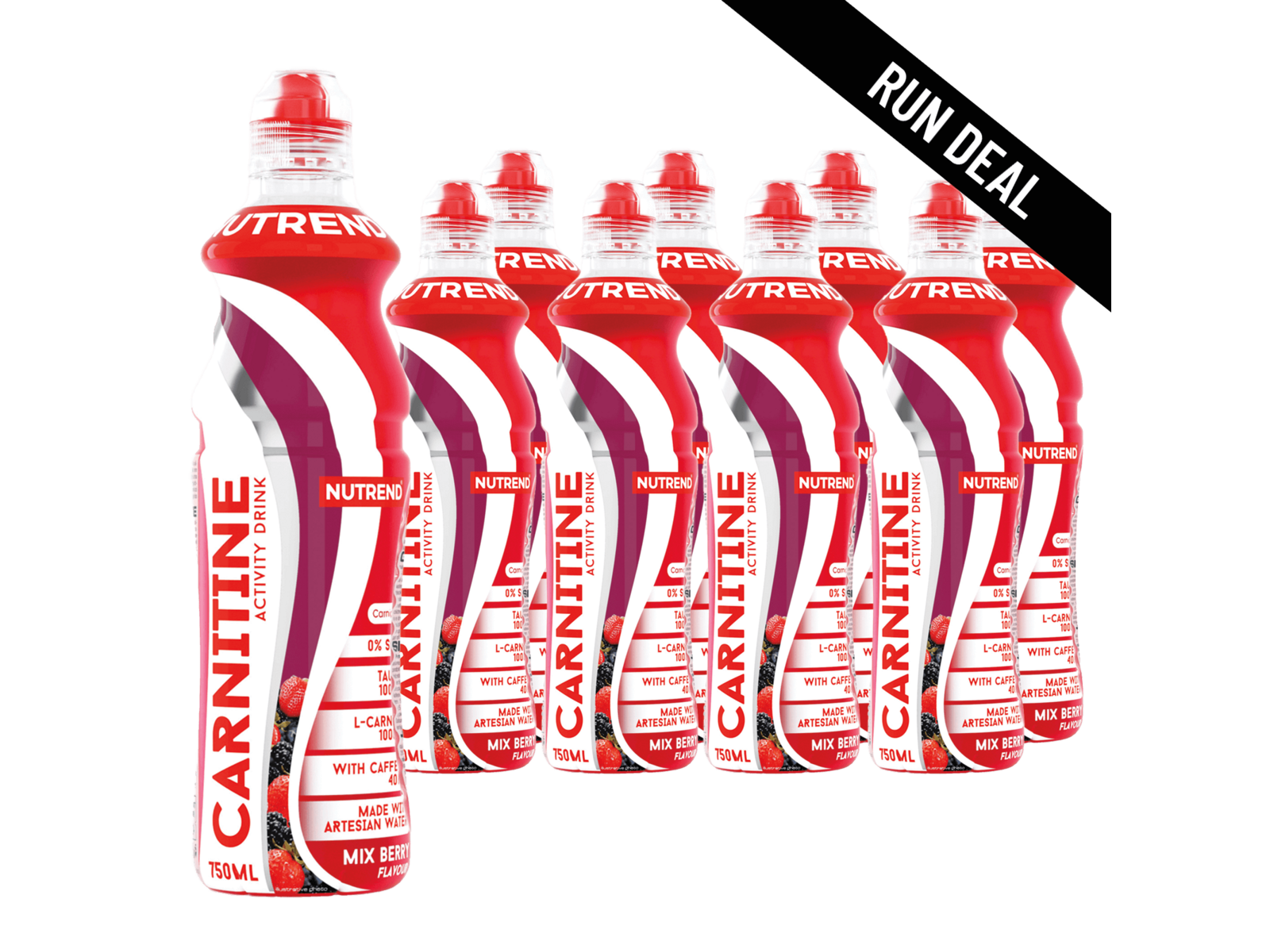Carnitine Activity Drink (8-pack) (Mix Berry - 8 x 750 ml) - NUTREND