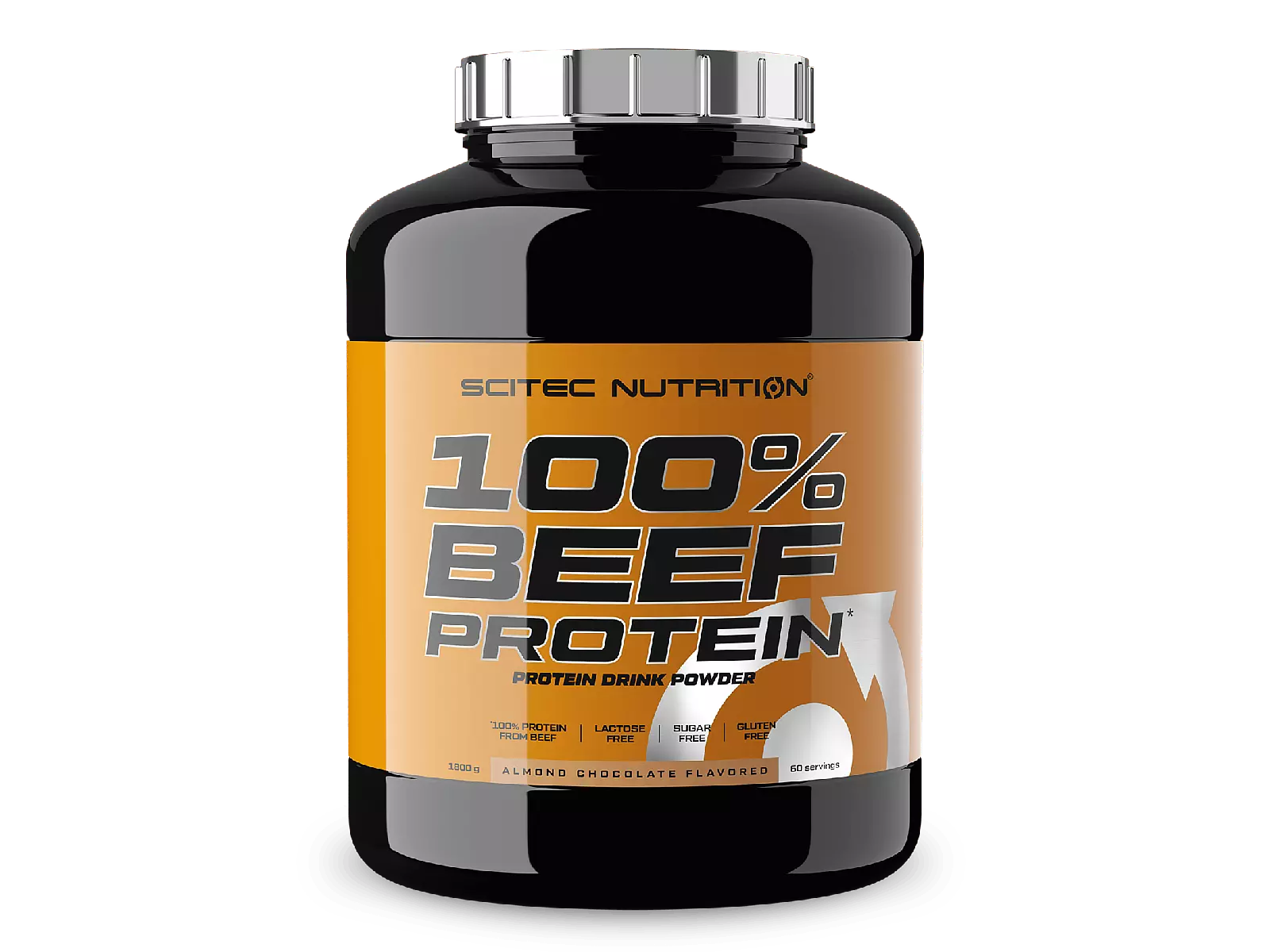 Scitec Nutrition - 100% Hydrolyzed Beef - Isolate Peptides - 1800 gram poeder - Almond-Chocolate