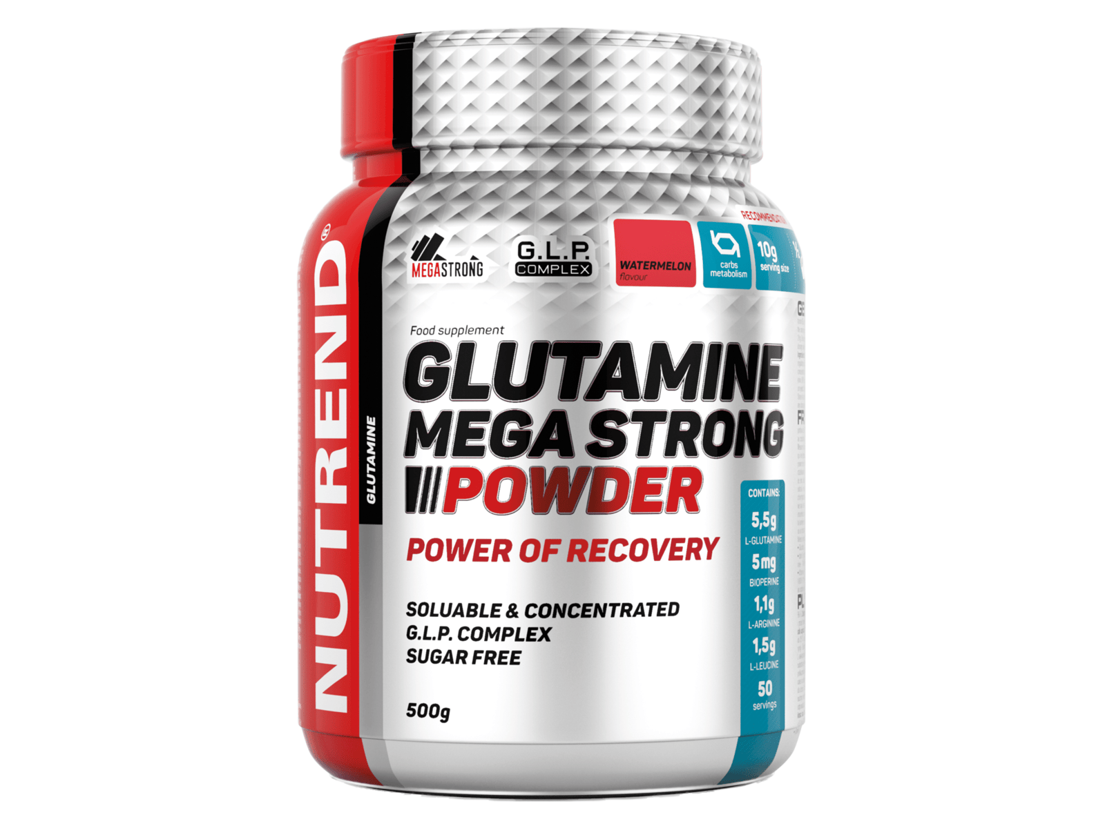 Nutrend - Glutamine Mega Strong Powder (Melon - 500 gram)
