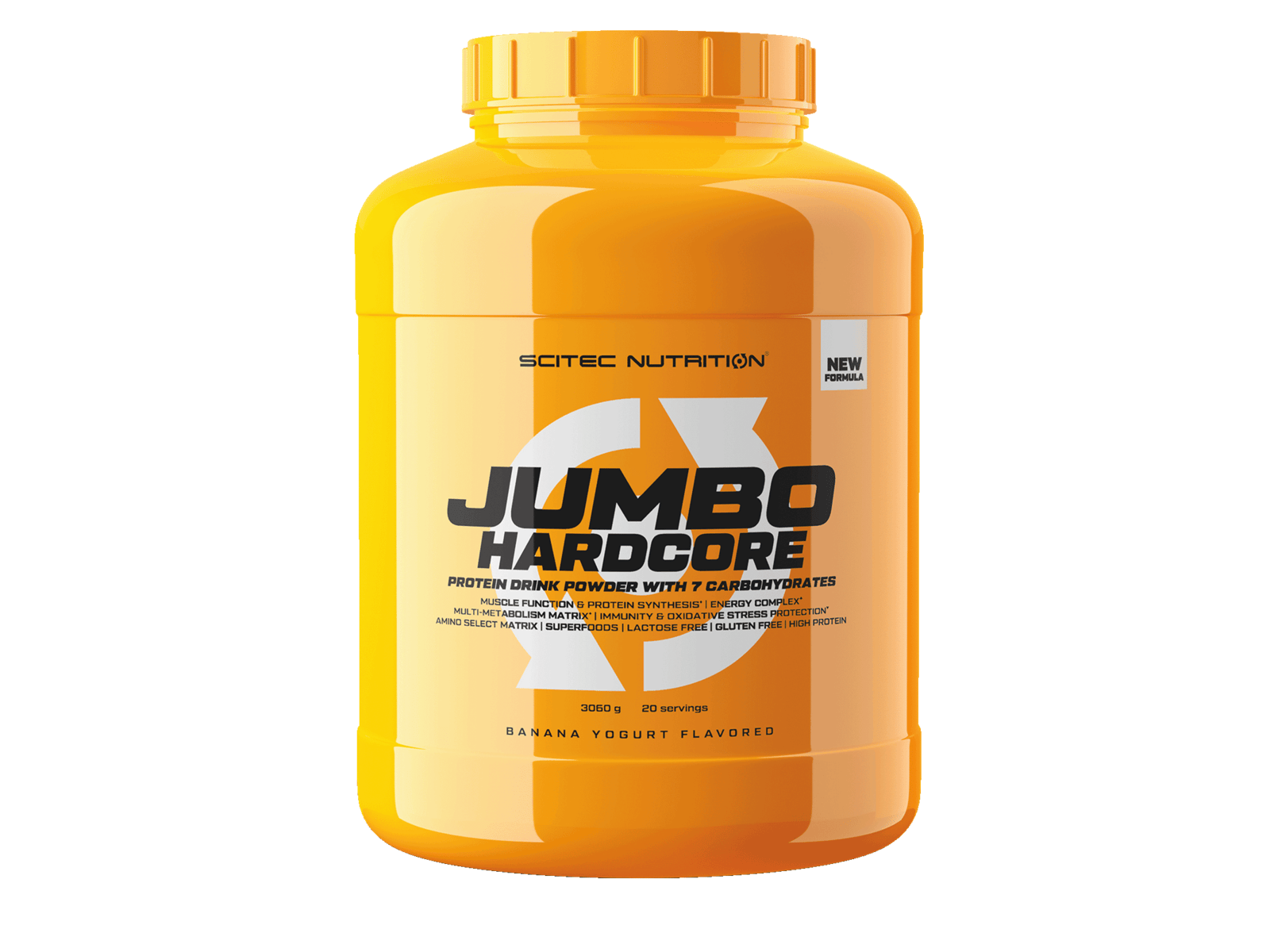Jumbo Hardcore (Banana/Yoghurt - 3060 gram) - SCITEC NUTRITION - Weight gainer - Mass gainer - Sportvoeding