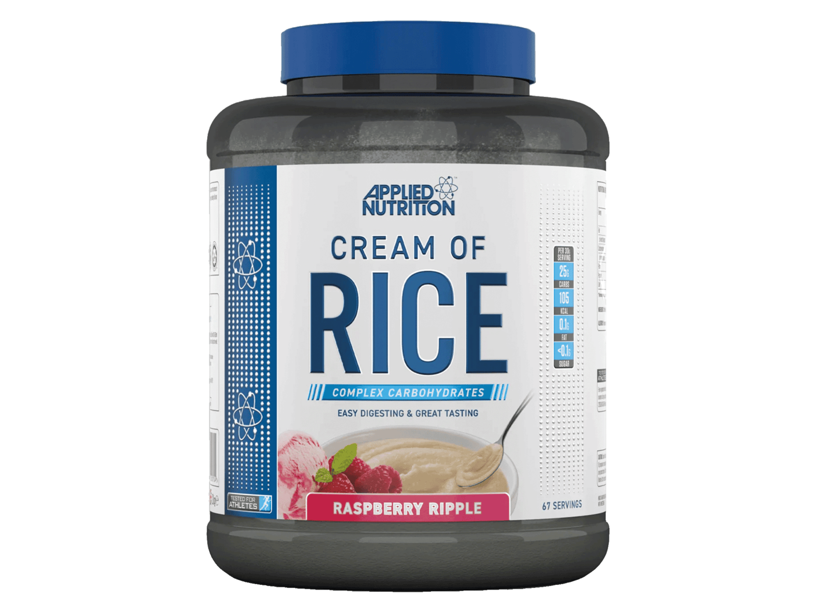 Cream of Rice (Raspberry Ripple - 2000 gram) - APPLIED NUTRITION - Weight gainer - Mass gainer - Sportvoeding