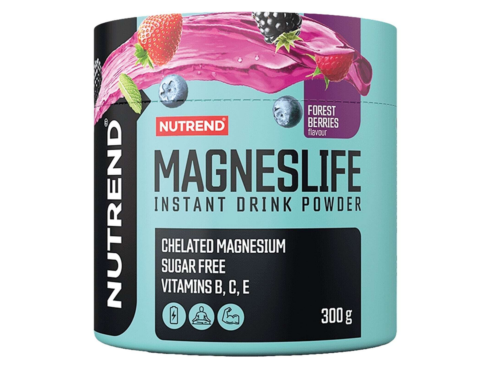 Magneslife Instant Drink Powder (Forest Berries - 300 gram) - NUTREND