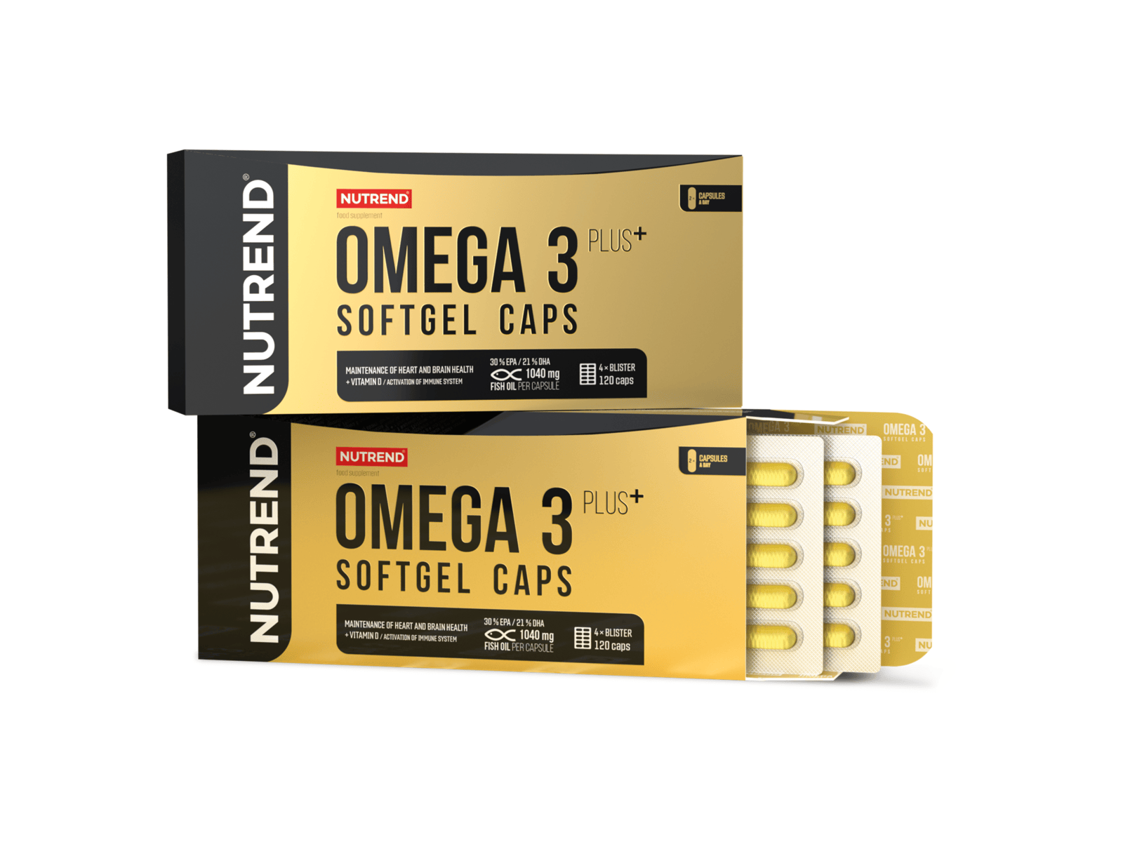Omega 3 Plus Softgel Caps (120 capsules) - NUTREND
