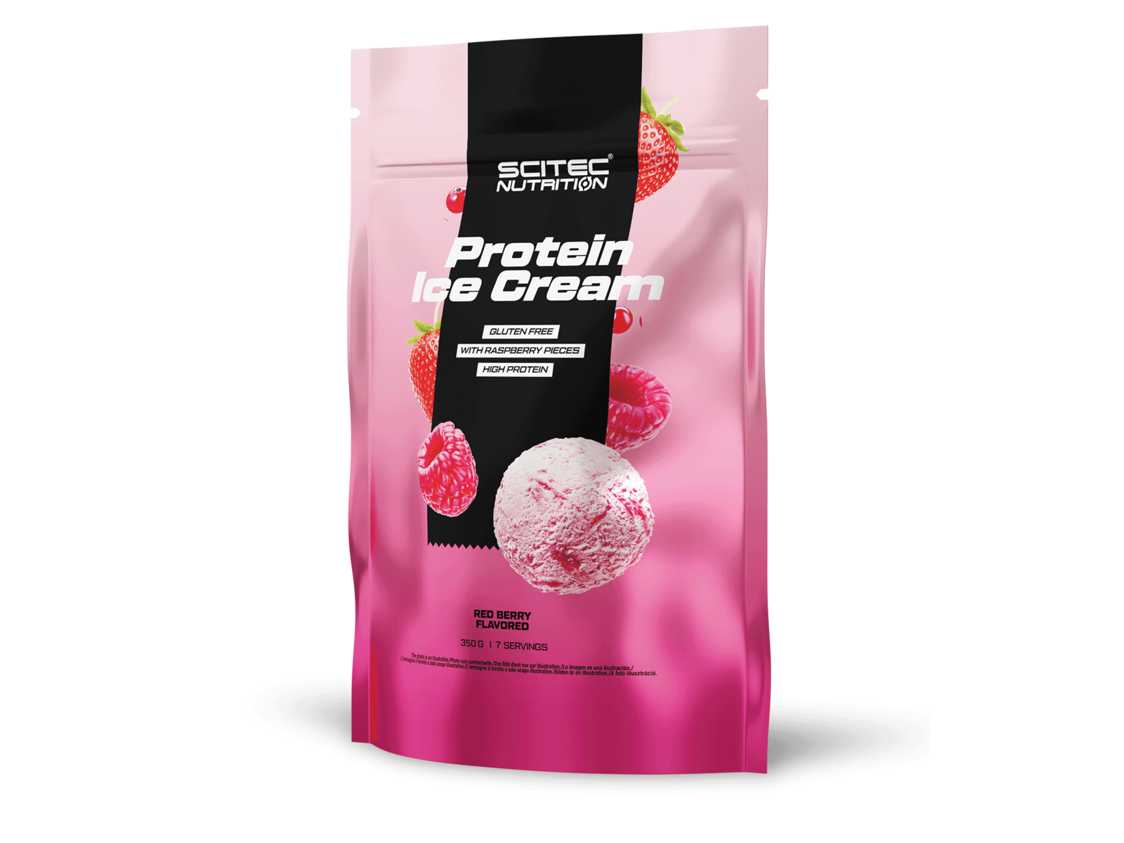 Protein Ice Cream (Red Berry - 350 gram) - SCITEC NUTRITION