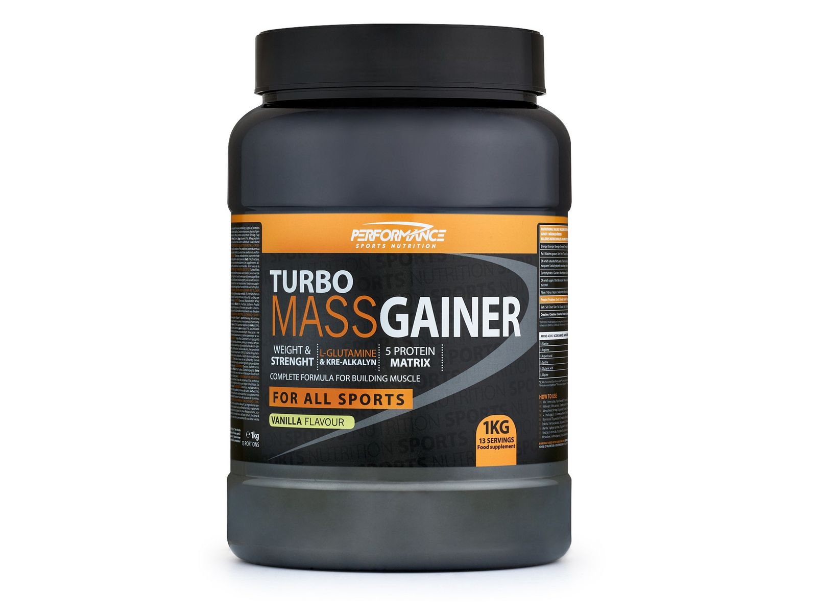 Performance Sports Nutrition - Turbo Mass Gainer (Vanilla - 1000 gram)
