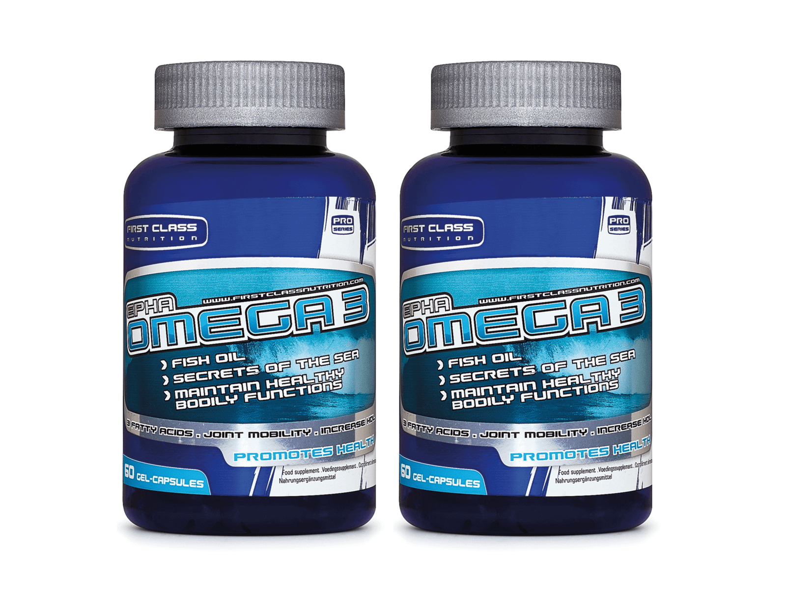 First Class Nutrition - Omega 3 (60 capsules - 2-pack)