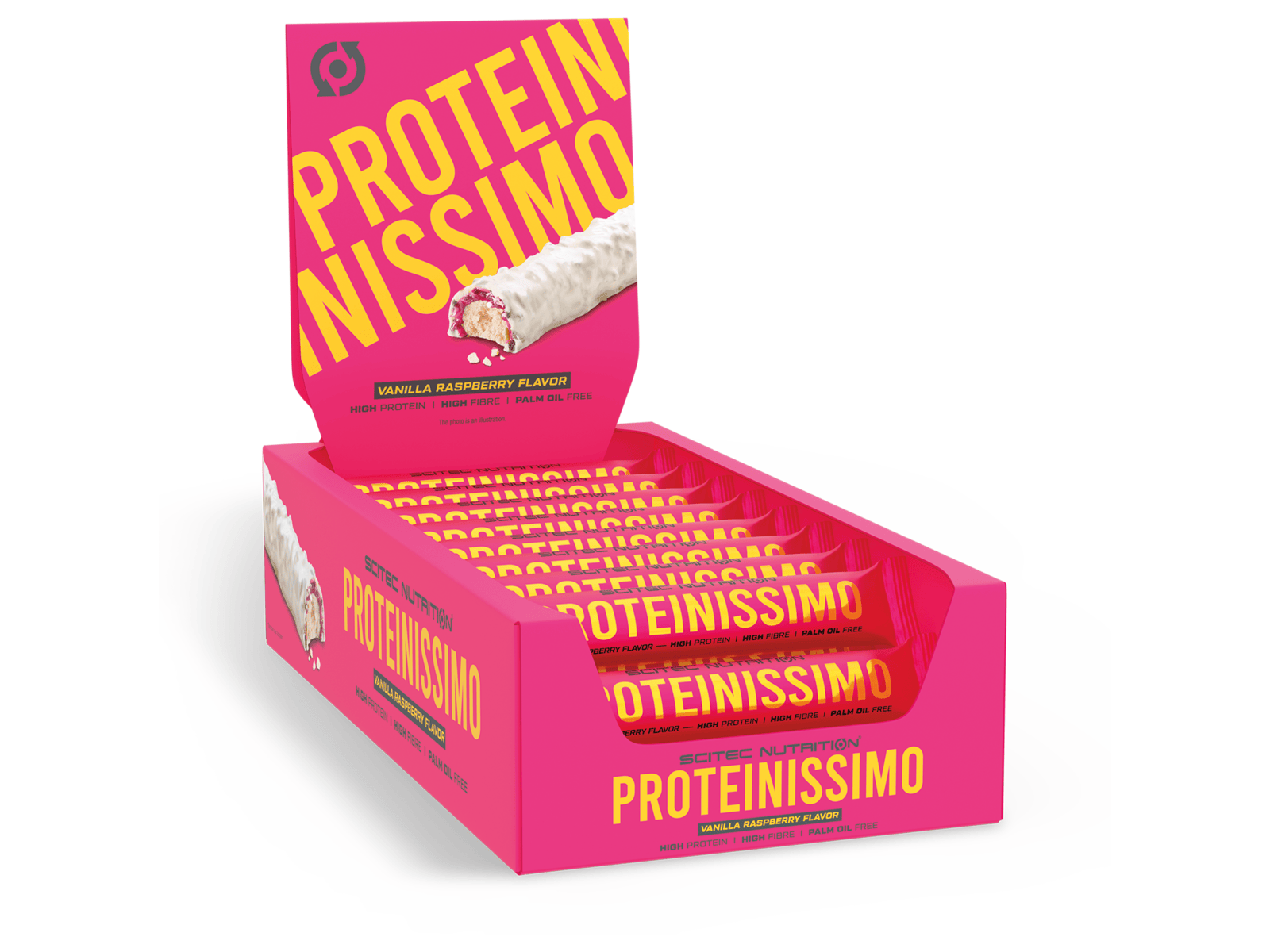 Proteinissimo Prime (Vanilla/Raspberry - 24 x 50 gram) - SCITEC NUTRITION