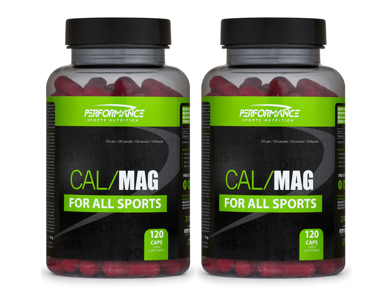 Performance Sports Nutrition - CAL/MAG (90 tablets - 2-pack)